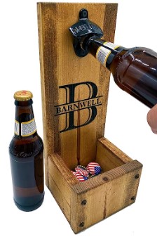Bottle Opener with Catch Basket